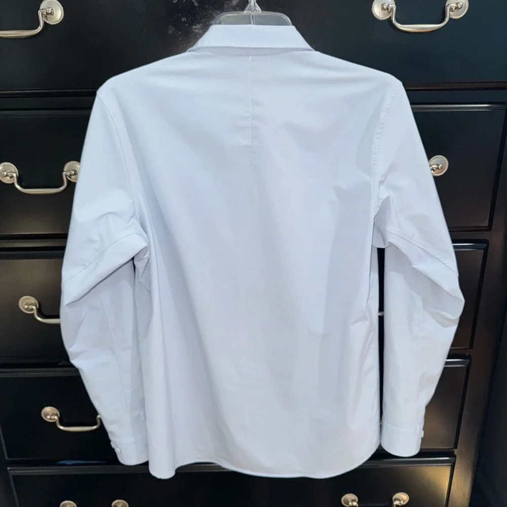 Lululemon Athletica Men's New Venture Slim Fit Blue Dress Shirt - Picture 3 of 3